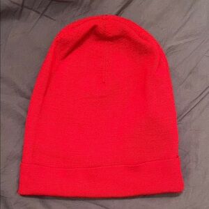 & Other Stories - Red Beanie Hat - 100% Wool - GUC